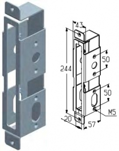 ALUTECH WL2012 - 401740100 Корпус WL2012 для подъёмных секционных ворот