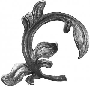 ARTEFERRO 689/9 Листок Ø 12 мм, 200х150х5мм