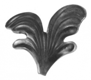 ARTEFERRO 136/4 Листок штампованный 70х60х3мм