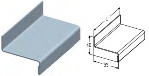 ALUTECH PRG-17 - 401411600 Профиль усиливающий PRG-17 для подъёмных секционных ворот