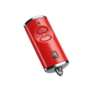 HORMANN 436884 Пульт ДУ HSE 2 BS Красный, для ворот и шлагбаумов