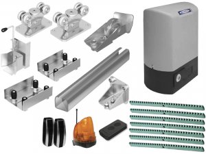 DOORHAN DHS20160-8 + SL-800KIT Комплектующие для откатных (сдвижных) ворот весом до 700 кг или шириной до 5,5 м (набор-комплект фурнитуры) с комплектом автоматики DOORHAN SL-800KIT