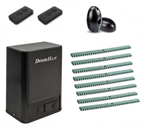 DOORHAN SL-800PROKIT-FK8 Автоматика для откатных ворот SLIDING-800PROKIT-FK8, комплект: привод, 2 пульта, фотоэлементы, 8 реек