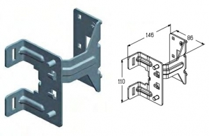 ALUTECH TBT-916R - 402611800 Кронштейн для подъёмных секционных ворот