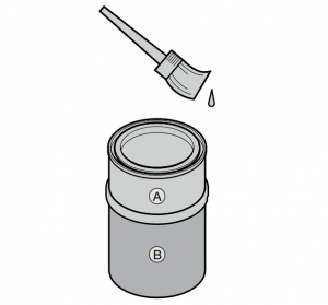 HORMANN 3061835 Полиэстеровое грунтовочное покрытие в банке (1 кг) (цвета RAL по выбору)