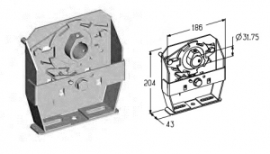 ALUTECH SBD-TSS5/4L - 403730800 Муфта предохранительная храповая для подъёмных секционных ворот