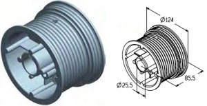 ALUTECH CD012N - 403020100 Барабан CD012N для подъёмных секционных ворот