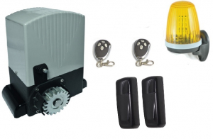 AN-MOTORS ASL500KIT2 Автоматика для откатных ворот AN-MOTORS ASL500KIT2, комплект: привод, 2 пульта, лампа, фотоэлементы