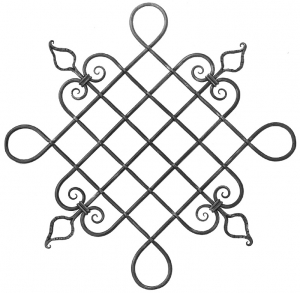 ARTEFERRO 679/2 Декоративная розетка Ø 12мм, 630х630мм