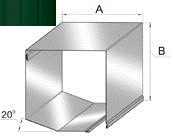 ALUTECH SB20/180 - 305043215 Короб защитный роллетный SB20/180 - 305043215 для роллет (рольставен)