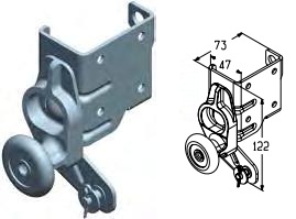ALUTECH RBG100R - 401231300 Кронштейн нижний правый RBG100R для подъёмных секционных ворот
