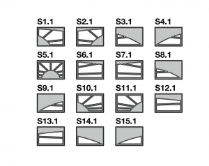 HORMANN 4005161 Мотив вставки для кассетного остекления типа S (мотив S12.1)