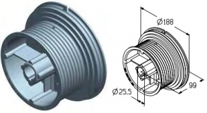 ALUTECH CD054H - 403020400 Барабан CD054H для подъёмных секционных ворот