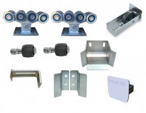 РОЛТЭК МИКРО-РОЛТЭК-компл-Бб Комплектующие для откатных ворот весом до 350 кг (набор-комплект) без балки