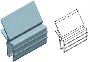 ALUTECH IS85-3060 - 401540100 Вставка уплотнительная IS85-3060 для подъёмных секционных ворот