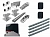 DOORHAN DHS20360-7 + ROX600KLT Комплектующие для откатных (сдвижных) ворот весом до 450 кг или шириной до 4,5 м (набор-комплект фурнитуры) с комплектом автоматики NICE ROX600KLT