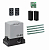 FAAC 740KIT-FA4 Автоматика для откатных ворот 740KIT-FA4, комплект: привод, радиоприемник, 2 пульта, фотоэлементы, 4 рейки