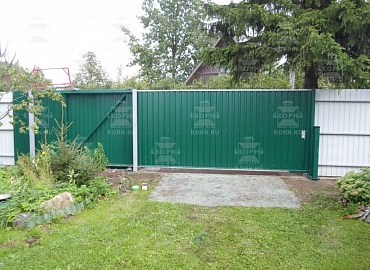 Откатные ворота и калитка серии КЛАССИК