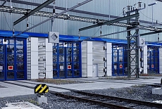 Установка складывающихся ворот "под ключ"