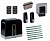 FAAC C720KIT FULL7 Автоматика для откатных ворот C720KIT FULL7, комплект: привод, радиоприемник, 2 пульта, фотоэлементы, лампа, 7 реек