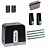 FAAC C721KIT-F4 Автоматика для откатных ворот C721KIT-F4, комплект: привод, радиоприемник, 2 пульта, фотоэлементы, 4 рейки