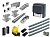 DOORHAN DHS20360-7 + BX608AGS Комплектующие для откатных (сдвижных) ворот весом до 450 кг или шириной до 4,5 м (набор-комплект фурнитуры) с автоматикой CAME BX608AGS