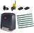 BFT P925224 00008KIT-K7 Автоматика для откатных ворот DEIMOS BT A600KIT-K7, комплект: привод, лампа, фотоэлементы, 2 пульта, 7 реек