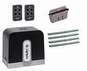 Автоматика для откатных ворот C721KIT-KR4, комплект: привод, радиоприемник, 2 пульта, 4 рейки