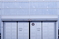 Установка складывающихся ворот "под ключ"