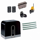 Автоматика для откатных ворот C720KIT FULL4-К, комплект: привод, радиоприемник, 2 пульта, фотоэлементы, лампа, 4 рейки