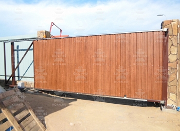 Откатные ворота и калитка серии КЛАССИК