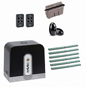 Автоматика для откатных ворот C721KIT-FK6, комплект: привод, радиоприемник, 2 пульта, фотоэлементы, 6 реек