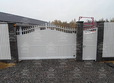 Откатные ворота сериии ПРЕМИУМ по индивидуальному заказу