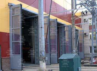 Складывающиеся ворота (Моторвагонное депо ОАО "РЖД")