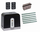 Автоматика для откатных ворот C721KIT-KR6, комплект: привод, радиоприемник, 2 пульта, 6 реек