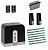 FAAC C721KIT-F7 Автоматика для откатных ворот C721KIT-F7, комплект: привод, радиоприемник, 2 пульта, фотоэлементы, 7 реек